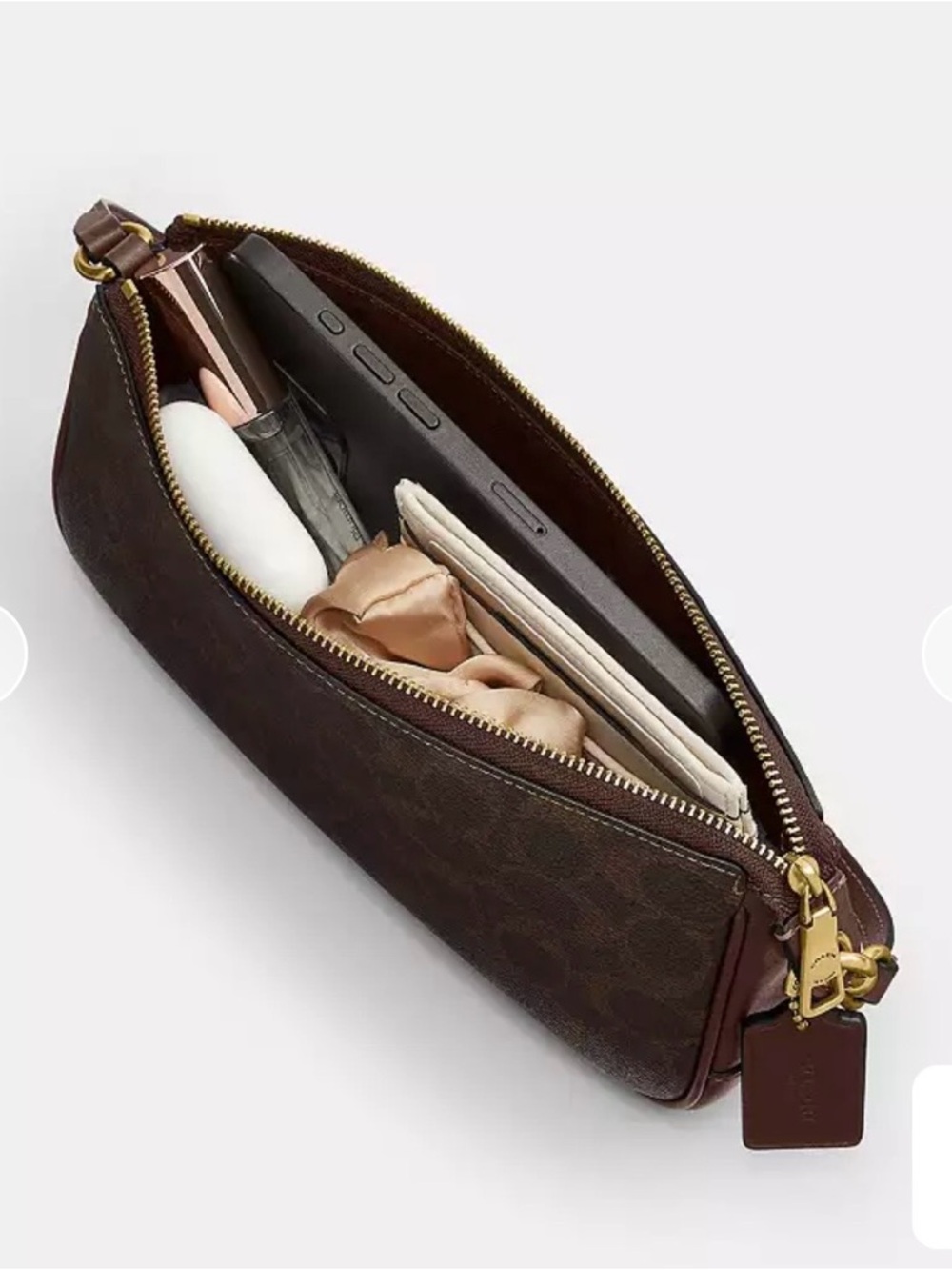 Coach Maple Plaza bag size 22 Signature Wristlet Shoulder Bag - Picture 4 of 5